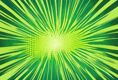 The primary subject of the image is a bright green light, which appears to be a neon light or a light source with a green hue. The setting is a dark background, which contrasts with the bright green light. The visual style of the image is a close-up of the green light, emphasizing its vibrant color. The colors and mood of the image are predominantly green, creating a lively and energetic atmosphere.