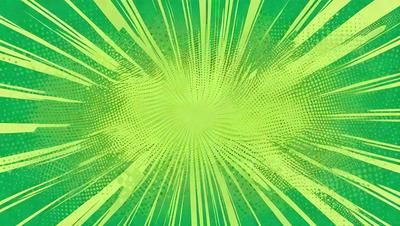 The primary subject of the image is a bright green background with a pattern of green and white dots. The setting is a close-up of the green background, which creates a visually striking and vibrant scene. The visual style of the image is a combination of digital art and illustration, as it features a unique and eye-catching pattern. The colors and mood of the image are predominantly green, with a lively and energetic atmosphere.