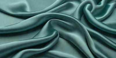 The primary subject of the image is a close-up of a piece of blue fabric, possibly a piece of silk. The setting is a dark background, which contrasts with the blue fabric. The visual style appears to be a photo, as the fabric is captured in detail. The colors and mood of the image are predominantly blue, creating a calm and serene atmosphere.