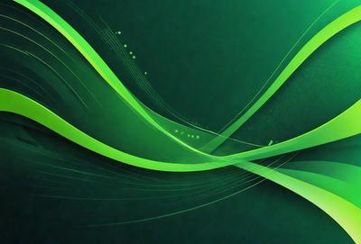 The primary subject of the image is a green and white swirl pattern. The setting is a green background, which creates a vibrant and lively atmosphere. The visual style is a combination of digital art and illustration, giving the image a modern and creative appearance. The dominant colors are green and white, which evoke a sense of freshness and energy.