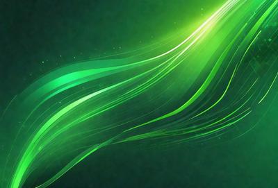 The primary subject of the image is a green and white swirl pattern. The setting is a dark green background, which creates a contrast with the swirl pattern. The visual style is a digital art or illustration, as the swirl pattern appears to be a part of a larger design. The colors and mood of the image are predominantly green, with a sense of movement and flow, as the swirl pattern suggests.