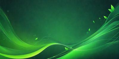 The primary subject of the image is a green background with a leaf pattern. The setting is a green screen, which creates a vibrant and lively atmosphere. The visual style is a digital art or illustration, as the leaf pattern is created through digital means. The colors and mood are predominantly green, with a sense of freshness and natural beauty.