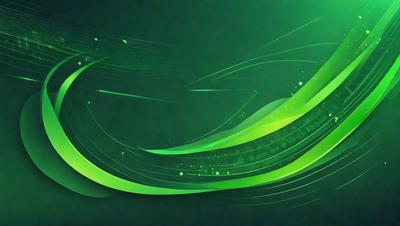 The primary subject of the image is a green and white swirl pattern. The setting is a dark background, which contrasts with the swirl pattern. The visual style is a digital art or illustration, creating a dynamic and vibrant atmosphere. The dominant colors are green and white, with the green swirl pattern being the main focus of the image.