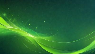 The primary subject of the image is a green background with a pattern of green and white swirls. The setting is a computer screen, and the visual style is digital art. The colors and mood of the image are predominantly green, creating a calm and soothing atmosphere.