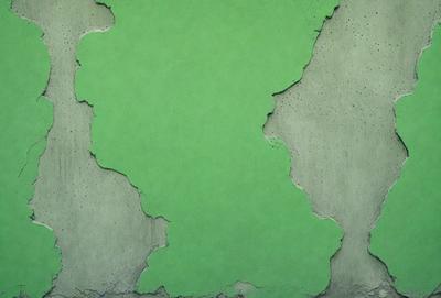 The primary subject of the image is a green map of a country. The setting is a wall, and the visual style is a digital art or illustration. The colors and mood of the image are predominantly green, giving it a calm and soothing atmosphere.