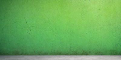 The primary subject of the image is a green wall with a mottled texture. The setting is a room with a green wall, and the visual style is a photo. The dominant colors are green, and the overall atmosphere is calm and serene.