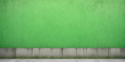 The primary subject of the image is a green wall. The setting is a concrete wall, and the visual style is a photo. The green wall has a mossy texture, giving it a natural and earthy appearance.