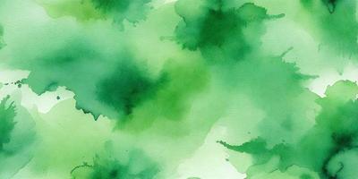 The primary subject of the image is a green, watercolor-style painting of a leafy plant. The setting is a green background, which complements the vibrant green color of the plant. The visual style is a watercolor painting, giving the image a unique and artistic appearance. The colors and mood of the image are predominantly green, creating a serene and natural atmosphere.