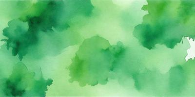 The primary subject of the image is a green leafy plant. The setting is a watercolor painting, which gives the image a vibrant and lively atmosphere. The visual style is a mix of digital art and illustration, creating a unique and artistic representation of the plant. The dominant colors are green, which is prevalent throughout the painting, and there are also some blue and white accents that add depth and contrast to the image.
