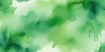 The primary subject of the image is a green, watercolor-like painting of a leafy plant. The setting is a watercolor painting, which gives the image a unique visual style. The colors and mood of the painting are predominantly green, creating a serene and natural atmosphere.