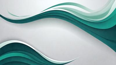 The primary subject of the image is a large, curved wave that appears to be a part of a painting or digital artwork. The wave is depicted in a vibrant blue and white color scheme, giving it a dynamic and energetic appearance. The setting or background of the image is a white surface, which provides a clean and uncluttered backdrop for the wave. The visual style of the image is a combination of photo-realism and digital art, creating a unique and captivating representation of the ocean wave