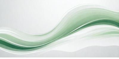 The primary subject of the image is a large, flowing wave. The wave is depicted in a digital art style, with a green and white color scheme. The setting is a white background, which provides a clean and minimalist appearance. The overall atmosphere of the image is dynamic and energetic, as the wave appears to be in motion.