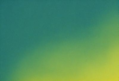 The primary subject of the image is a bright green background. The setting is a blue sky, and the visual style appears to be a photo. The dominant colors are green and blue, creating a lively and vibrant atmosphere.