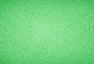 The primary subject of the image is a green wall with a pattern of squares. The setting is a room with a green background. The visual style is a patterned wallpaper, giving the room a unique and interesting appearance. The dominant colors are green and white, creating a calm and soothing atmosphere.