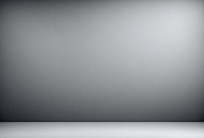 The primary subject of the image is a large, empty white wall. The setting is a room with a gray background, which creates a clean and minimalist atmosphere. The visual style is a photo, capturing the stark contrast between the white wall and the gray background. The colors and mood of the image are predominantly white and gray, giving it a calm and serene appearance.