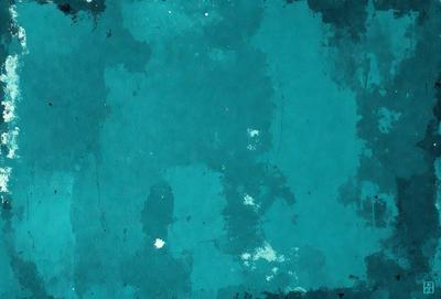 The primary subject of the image is a blue background with white spots. The setting is a blue and white painting, which gives the scene a vibrant and artistic appearance. The visual style is a painting, showcasing the artist's skill in creating a visually appealing composition. The dominant colors are blue and white, creating a calm and serene atmosphere.
