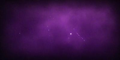 The image is a purple and black space scene with a purple background. The primary subject is a group of stars, which are scattered throughout the scene. The visual style appears to be a combination of a photo and digital art, creating a unique and captivating atmosphere. The colors and mood of the image are predominantly purple, giving it a mysterious and otherworldly feel.