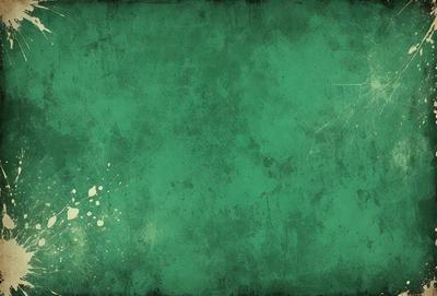 The primary subject of the image is a green wall with a mottled texture. The setting is a room with a green background. The visual style is a combination of a photo and a digital art, illustration, or drawing. The dominant colors are green and white, creating a calm and soothing atmosphere.