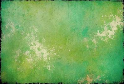 The primary subject of the image is a green wall with a mottled texture. The setting is a room with a green wall, and the visual style is a painting or drawing. The colors and mood of the image are predominantly green, creating a calm and soothing atmosphere.