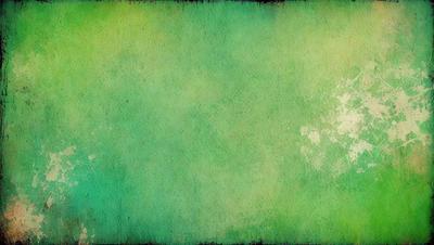 The primary subject of the image is a green background with a muted, faded appearance. The setting is a wall, and the visual style is a painting or drawing. The colors and mood of the image are predominantly green, creating a calm and serene atmosphere.