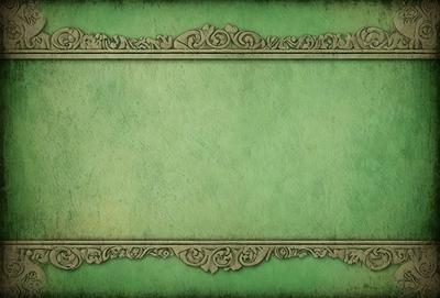 The primary subject of the image is a green frame with a white background. The setting is a green background, which creates a contrast with the white frame. The visual style is a combination of a photo and digital art, as it appears to be a digital artwork with a photo-like quality. The colors and mood are predominantly green, which gives the image a calm and serene atmosphere.