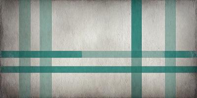 The primary subject of the image is a white wall with a green border. The setting is a room with a white and green checkered pattern. The visual style is a combination of a photo and a drawing, creating a unique and artistic appearance. The colors and mood of the image are predominantly white and green, giving it a clean and fresh atmosphere.