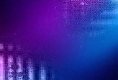 The primary subject of the image is a purple background with a blue sky. The setting is a space-themed background, which creates a sense of depth and dimension. The visual style is a combination of digital art and illustration, giving the image a unique and artistic appearance. The dominant colors are purple and blue, which evoke a sense of calmness and tranquility.