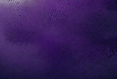 Purple, black, and white leather-like material.