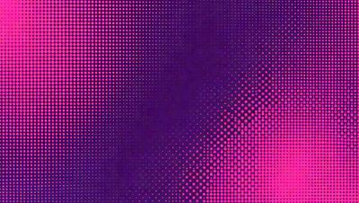 The primary subject of the image is a large, purple, pink, and white patterned surface. The setting is a dark background, which contrasts with the bright colors of the pattern. The visual style appears to be a combination of digital art and illustration, creating a unique and eye-catching design. The dominant colors in the image are purple, pink, and white, giving the scene a vibrant and lively atmosphere.