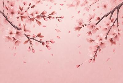 The primary subject of the image is a beautiful pink flower. The setting is a pink background, which creates a warm and inviting atmosphere. The visual style is a combination of a photo and a drawing, giving the image a unique and artistic appearance. The dominant colors are pink and white, which evoke feelings of love, warmth, and tranquility.