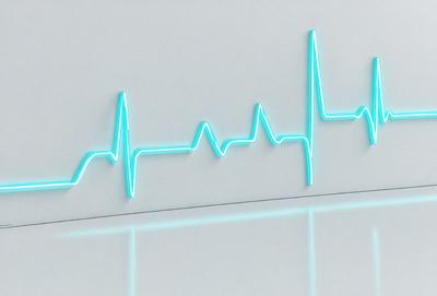 The primary subject of the image is a neon green heartbeat displayed on a white surface. The heartbeat is a prominent feature of the image, with its vibrant color standing out against the white background. The visual style of the image is a combination of digital art and illustration, creating a modern and visually appealing representation of a heartbeat. The colors and mood of the image are predominantly green, with a sense of energy and life conveyed through the use of the neon green heartbeat
