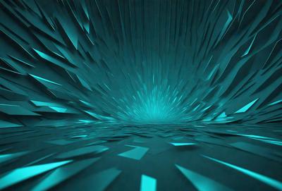 The primary subject of the image is a blue tunnel or a blue hole, which appears to be a part of a larger blue structure. The setting is a dark blue background, which contrasts with the bright blue tunnel. The visual style of the image is a combination of a photo and digital art, creating a unique and intriguing appearance. The colors and mood of the image are predominantly blue, giving it a calm and serene atmosphere.