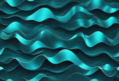 The primary subject of the image is a blue and white patterned wallpaper. The setting is a blue and white wall, which serves as the background. The visual style is a digital art, as the image is a close-up of the wallpaper. The dominant colors are blue and white, creating a calm and soothing atmosphere.
