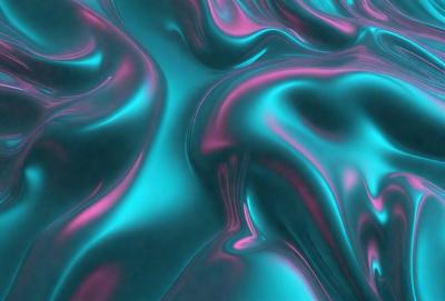 The primary subject of the image is a close-up of a blue and purple patterned surface. The setting appears to be a room with a blue and purple wallpaper. The visual style of the image is a combination of a photo and digital art, creating a unique and vibrant atmosphere. The dominant colors in the image are blue and purple, which contribute to the overall mood of the scene.
