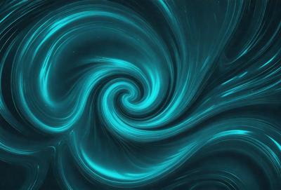 The primary subject of the image is a swirling blue spiral pattern. The setting is a dark blue background, which creates a striking contrast with the spiral pattern. The visual style appears to be a digital art or illustration, as the spiral pattern is intricately detailed and the overall atmosphere is vibrant and dynamic. The dominant colors are blue and purple, which contribute to the spiral pattern's mesmerizing and captivating appearance.