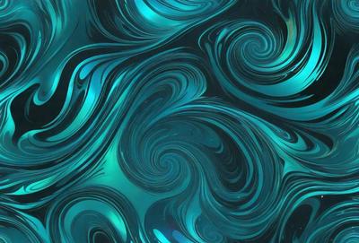 The primary subject of the image is a blue and green swirling pattern, which appears to be a digital art or illustration. The setting is a blue and green background, creating a visually appealing and vibrant atmosphere. The visual style suggests that the image is a creative and artistic representation of the swirling pattern. The colors and mood convey a sense of movement, energy, and harmony, making the image both captivating and calming.