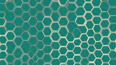 The primary subject of the image is a patterned surface, which appears to be a blue and white honeycomb-like design. The setting is a close-up of the pattern, showcasing the intricate details of the hexagonal shapes. The visual style is a combination of a photo and digital art, as the image is a close-up of a patterned surface. The colors and mood of the image are predominantly blue and white, creating a clean and modern atmosphere.