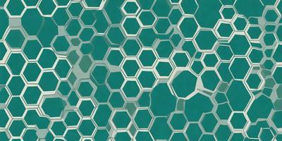 The primary subject of the image is a pattern of hexagonal shapes, which are arranged in a blue and white color scheme. The setting is a blue and white background, which complements the pattern. The visual style is a combination of digital art and illustration, creating a unique and eye-catching design. The colors and mood of the image are predominantly blue and white, giving it a clean and modern appearance.