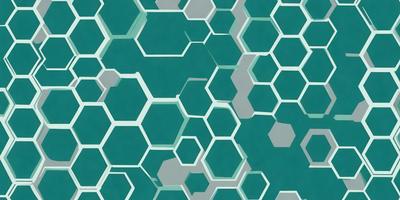 The primary subject of the image is a blue and white patterned surface, which appears to be a honeycomb-like design. The setting is a blue background, and the visual style is a combination of a photo and digital art. The dominant colors are blue and white, creating a calm and soothing atmosphere.