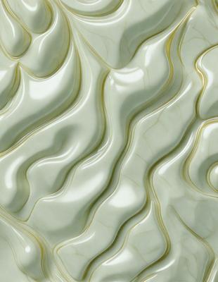 The primary subject of the image is a white marble wall with a pattern of swirls and waves. The setting is a room with a white marble wall, and the visual style is a close-up of the marble wall. The colors and mood of the image are predominantly white, giving it a clean and elegant appearance.
