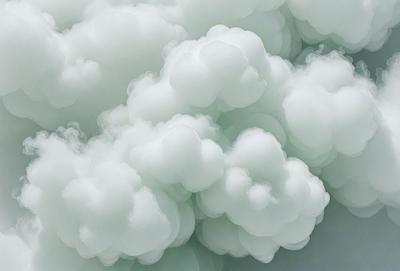 The primary subject of the image is a cloudy sky filled with white clouds. The setting is an outdoor environment, with the sky serving as the backdrop. The visual style of the image is a photo, capturing the natural beauty of the clouds. The colors and mood of the image are predominantly white and cloudy, creating a serene and peaceful atmosphere.