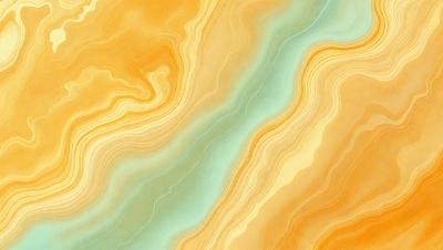 The primary subject of the image is a colorful, swirling pattern on a wall. The setting is a room with a yellow and blue color scheme. The visual style is a combination of digital art and illustration, creating a vibrant and dynamic appearance. The dominant colors are yellow and blue, with a few other colors mixed in, contributing to a lively and energetic atmosphere.