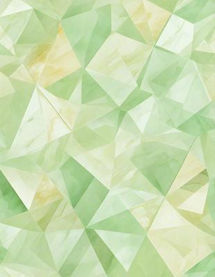 The primary subject of the image is a green and white patterned wallpaper. The setting is a room with a green and white patterned wallpaper covering the walls. The visual style is a digital art, illustration, or drawing, creating a unique and eye-catching design. The dominant colors are green and white, giving the room a fresh and lively atmosphere.
