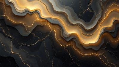 The primary subject of the image is a brightly lit, colorful, and abstract pattern. The setting is a dark background, which contrasts with the vibrant colors and patterns of the subject. The visual style appears to be a combination of digital art and illustration, creating a unique and eye-catching design. The dominant colors and overall atmosphere are energetic, lively, and captivating.