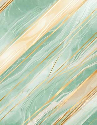 The primary subject of the image is a pattern of gold and blue stripes. The setting is a blue and green background, which creates a visually appealing contrast with the gold and blue stripes. The visual style of the image is a combination of digital art and illustration, giving it a unique and artistic appearance. The dominant colors in the image are gold, blue, and green, creating a sense of depth and sophistication.