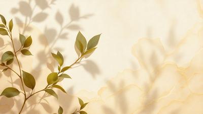 The primary subject of the image is a leafy plant with green leaves, which is the main focus of the image. The plant is situated in front of a white wall, creating a contrast between the greenery and the white background. The visual style of the image is a combination of photo and digital art, as it appears to be a close-up of the plant with a slightly blurred background. The colors in the image are predominantly green, which gives the scene a natural and serene atmosphere.