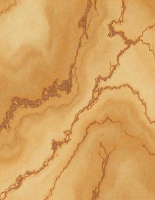 The primary subject of the image is a close-up of a marble surface with a pattern of swirls and lines. The setting is a room with a marble wall, and the visual style is a close-up of the marble pattern. The colors and mood of the image are warm and earthy, with the marble surface providing a rich and natural texture.