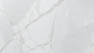 The primary subject of the image is a white marble wall with a pattern of swirls. The setting is a room with a white marble floor. The visual style is a close-up of the marble wall, showcasing its texture and pattern. The colors and mood of the image are predominantly white, giving it a clean and elegant appearance.