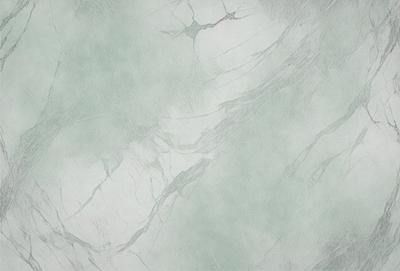 The primary subject of the image is a marble-like surface with a white and grey color scheme. The setting is a rocky, textured wall, which adds to the overall atmosphere of the scene. The visual style of the image is a combination of photo and digital art, creating a unique and intriguing appearance. The colors and mood of the image are predominantly neutral, with a touch of natural texture and depth.