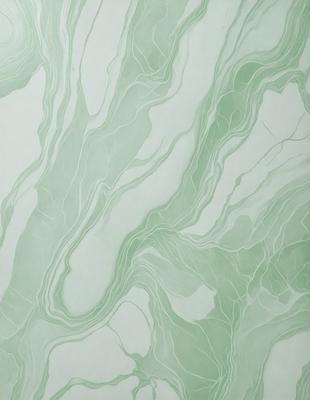 The image features a large, intricate, and colorful marble wall. The wall is covered with a pattern of swirls and curves, giving it a unique and artistic appearance. The colors on the wall are predominantly green, creating a serene and calming atmosphere. The overall visual style of the image is a combination of natural elements and artistic design, making it an impressive and eye-catching sight.